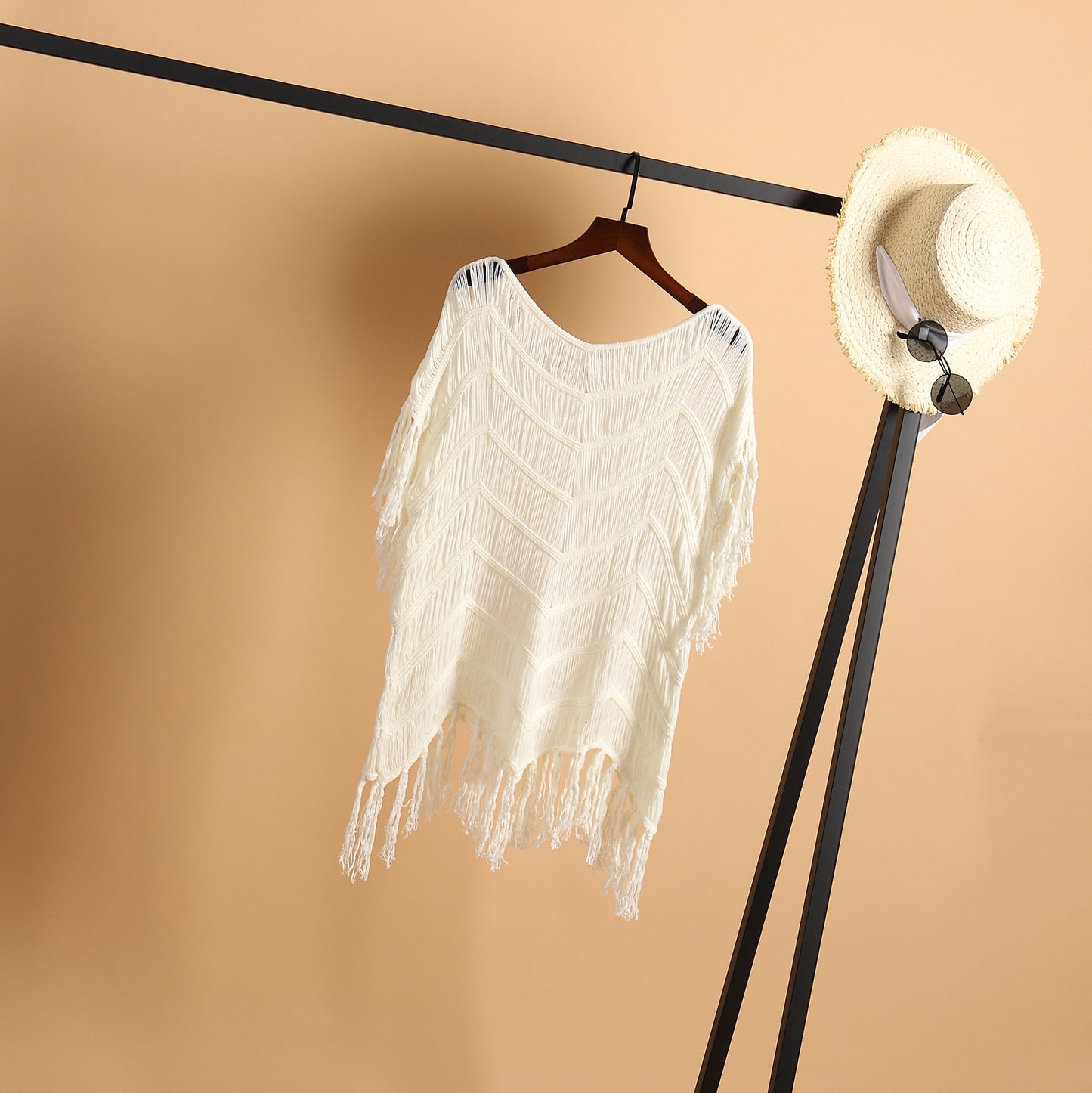 Bohemian Cream Fringe Cover Up – Surely Alluring