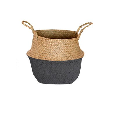 Bamboo Handle Storage Basket