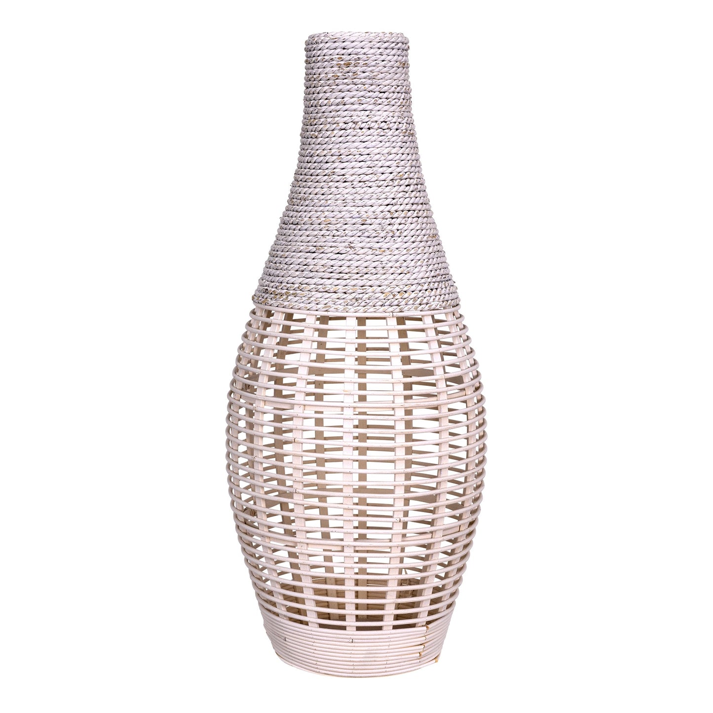 Bamboo Frosted Woven Vase