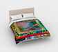 Graffiti Leopard Duvet Cover