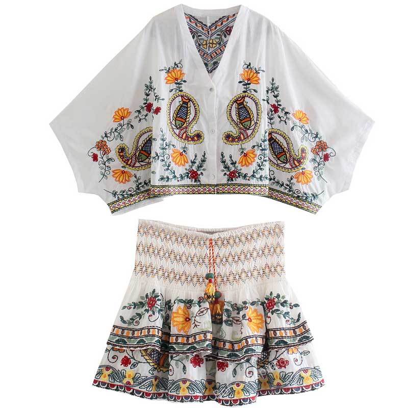 Bohemian Sass Skirt Set