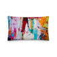 Graffiti Pink Paint Pillow